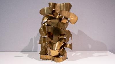 Mirko Basaldella, Re Salomone 1960, ottone, Museo Novecento