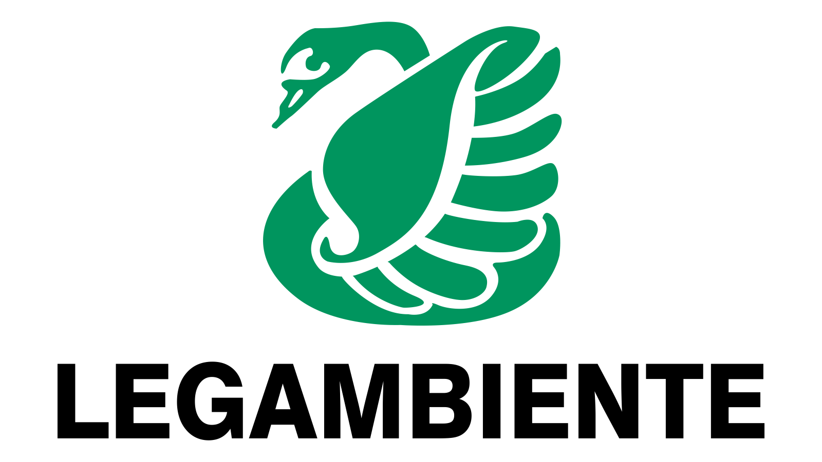 logo Legambiente con cigno verde